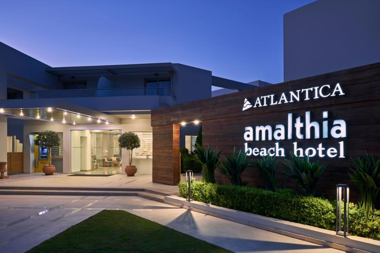 Atlantica Amalthia Beach Hotel - Adults Only Агия-Марина Экстерьер фото