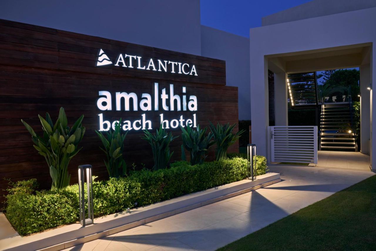 Atlantica Amalthia Beach Hotel - Adults Only Агия-Марина Экстерьер фото