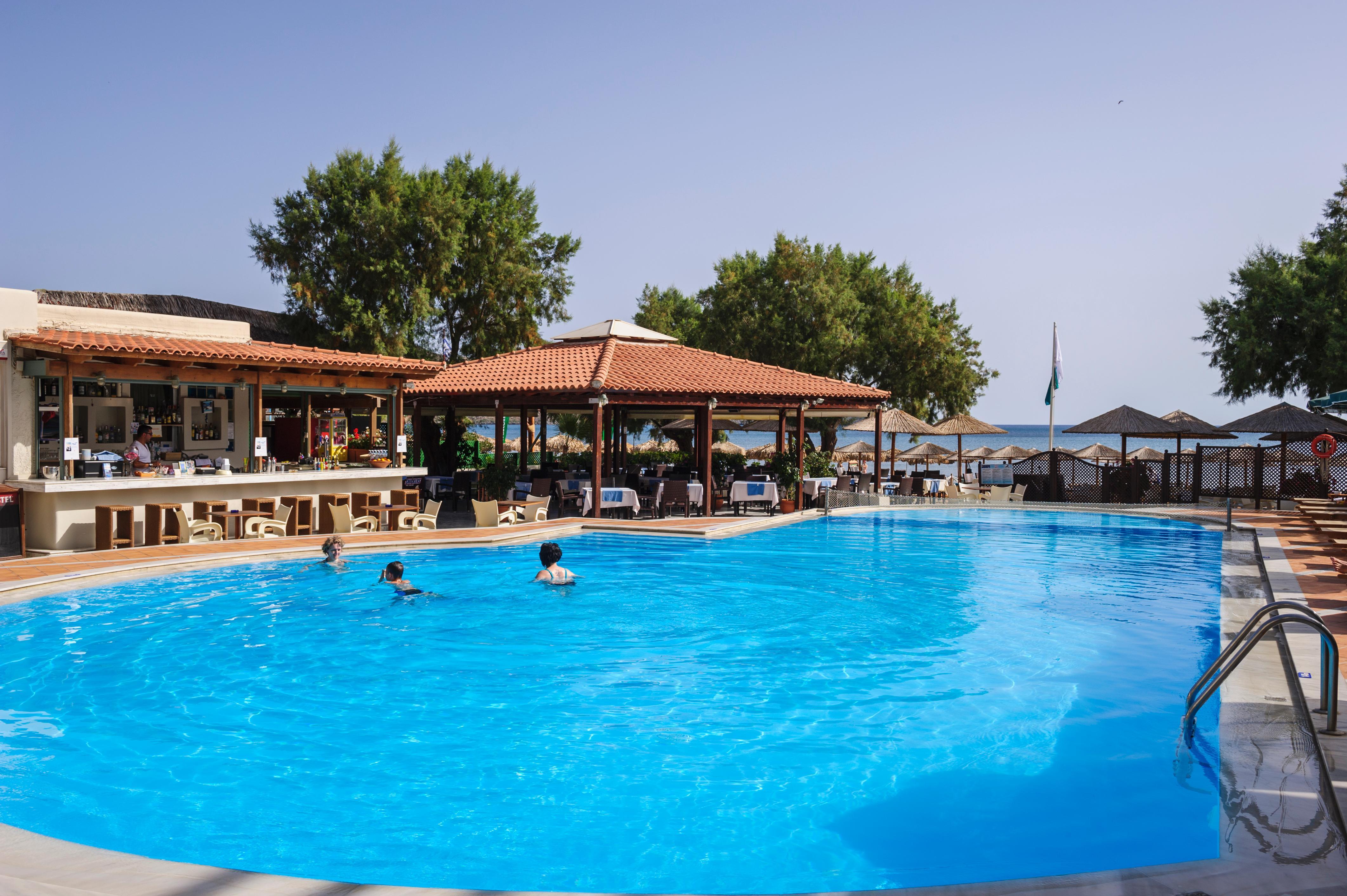 Atlantica Amalthia Beach Hotel - Adults Only Агия-Марина Экстерьер фото