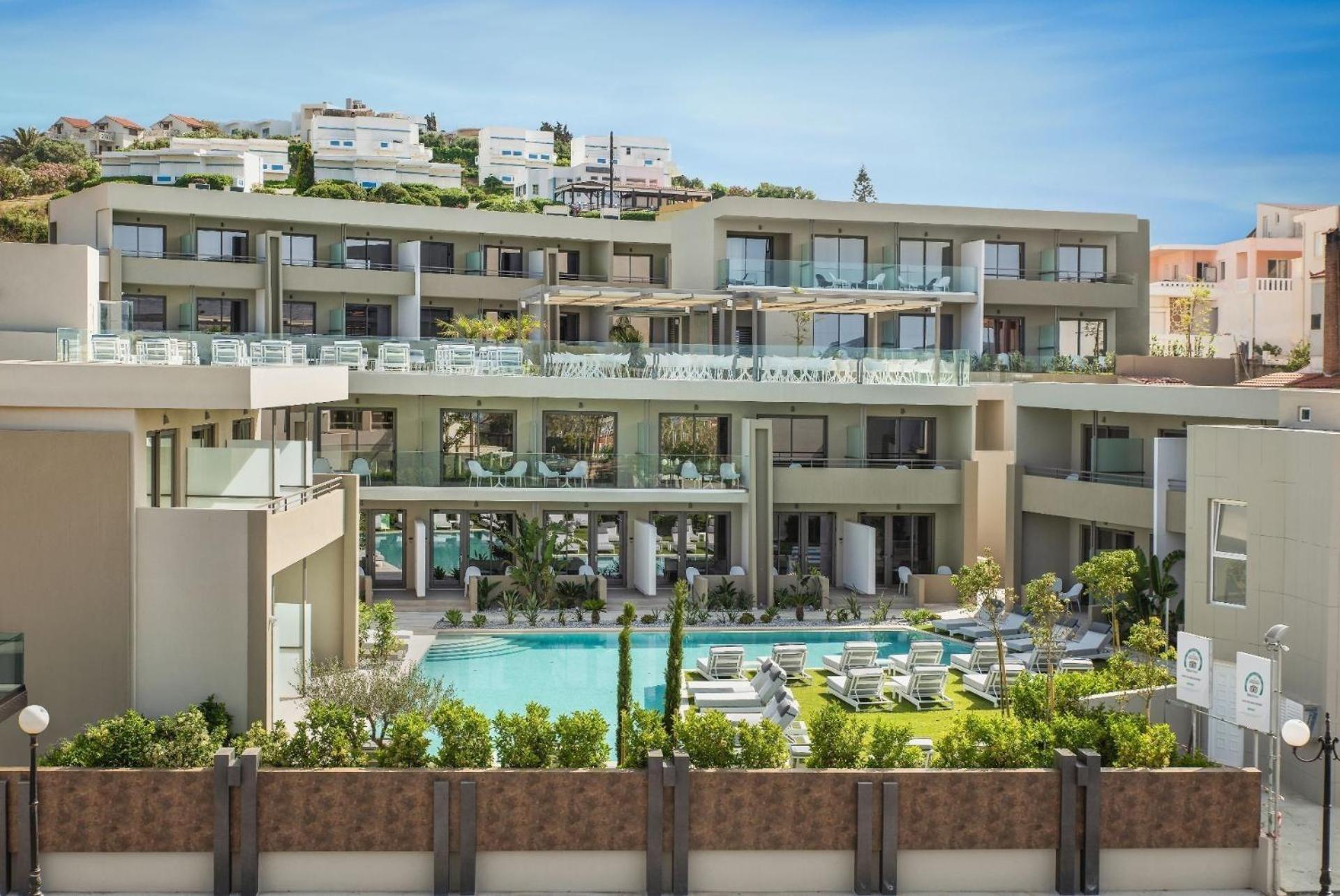 Atlantica Amalthia Beach Hotel - Adults Only Агия-Марина Экстерьер фото
